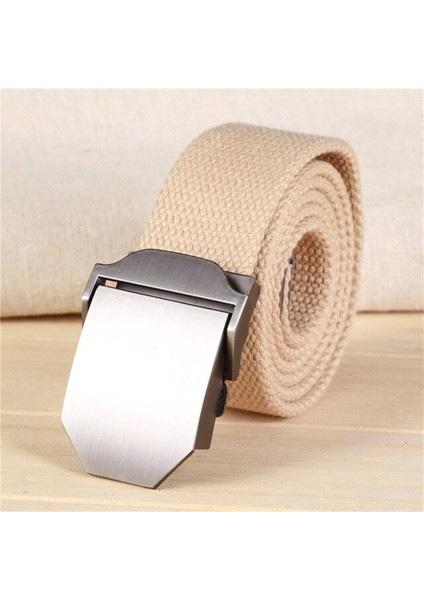 Unisex Taktik Naylon Kemer En Kaliteli 3.8 cm Geniş Kanvas Kemerler Açık Alaşım Otomatik Toka Erkek Kemer 3.8 cm Genişlik (Yurt Dışından)