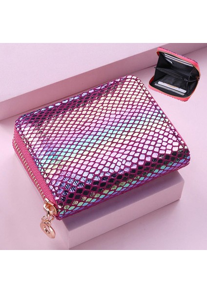 Yeni Moda Pullu Tasarım Kadın Cüzdan Debriyaj Kadın Para Bozuk Para Cüzdanı Mini Kısa Marka Küçük Cüzdan Çoklu Kart Bit Kart Sahibinin (Yurt Dışından)