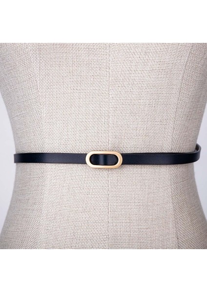 Adet Kadın Takım Elbise Ince Kemer Kare Toka Düz Renk Inek Derisi Kemerler Kadın Elbise Kazak Kemer (Yurt Dışından) modelleri