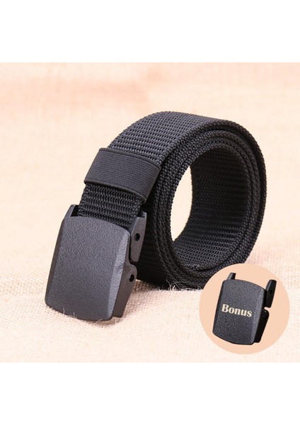 Taktik Kemer Erkekler Naylon Ordu Kemerleri Ayarlanabilir Açık Seyahat Bel Kemeri Ordu Plastik Toka Kemer Pantolon 120 cm 130 cm (Yurt Dışından)