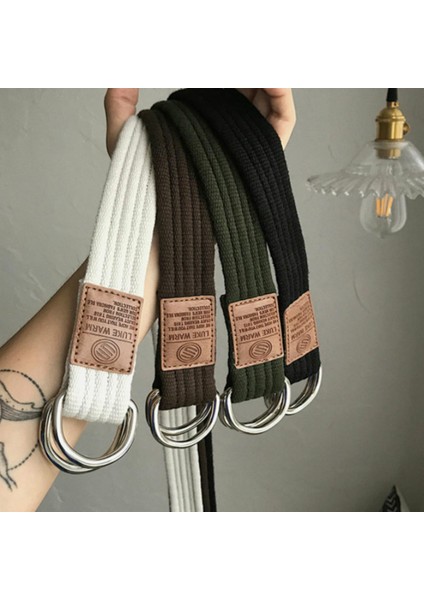 [rongcai] Unisex Kanvas Kemer Erkek Bel Kemeri Plastik Tokalı Pantolon Için Naylon Taktik Kemer Erkek Çok Fonksiyonlu Kemer Uzun Kemer Kadın Kanvas Kot Kemer (Yurt Dışından)