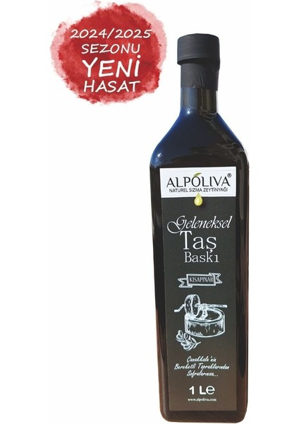 Geleneksel Taş Baskı Zeytinyağı 1 lt