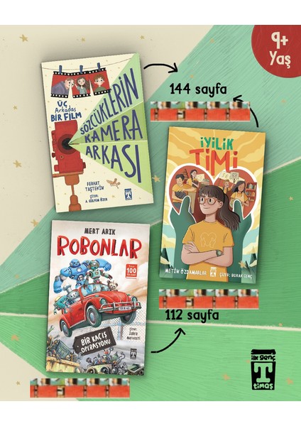 Sözcüklerin Kamera Arkası / Robonlar / İyilik Timi (3 Kitap)