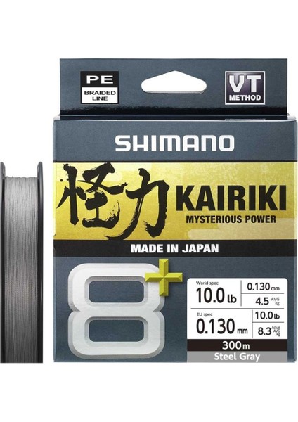 Kairiki X8+ 150 M Steel Grey Örgü Ip Misina