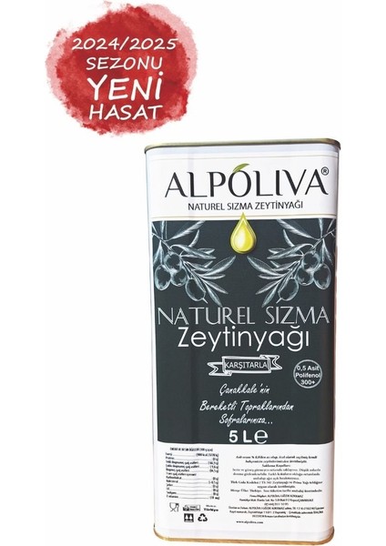 Naturel Sızma Zeytinyağı 5 lt