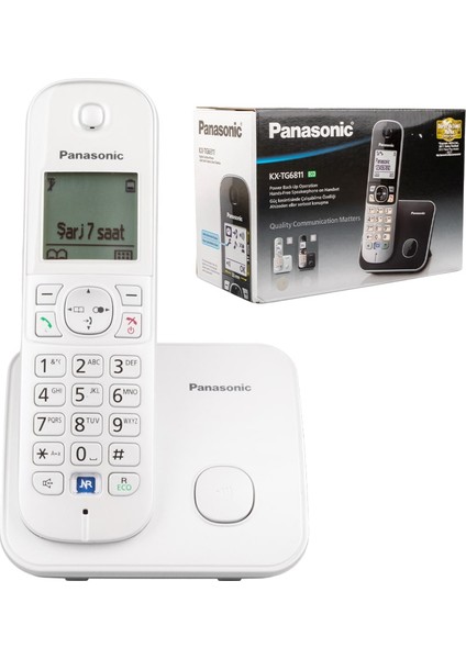 KX-TG6811 Dect Gri Telsiz Telefon
