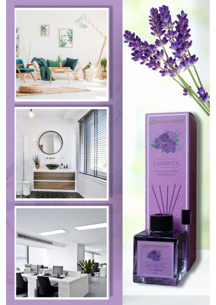 4'lü Çubuklu 100 ml Oda Kokusu Seti (Lavanta Okyanus Mango Gardenya) Reed Diffuser fiyatları
