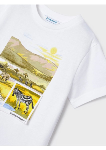 Lacivert Erkek Çocuk Balina Desenli T-Shirt modelleri