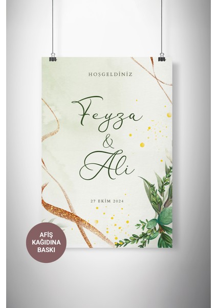 Karşılama Panosu Afişi