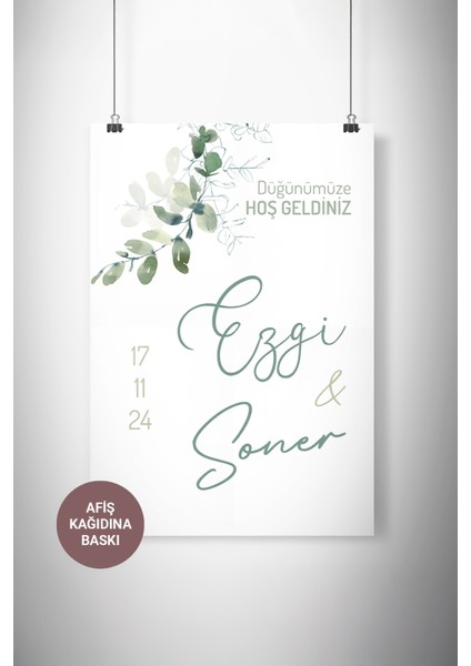 Karşılama Panosu Afişi