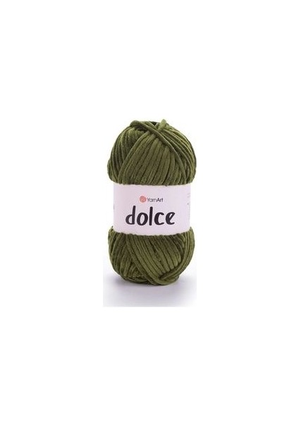 Dolce - Kadife El Örgü Ipi Zeytin YEŞILI-772