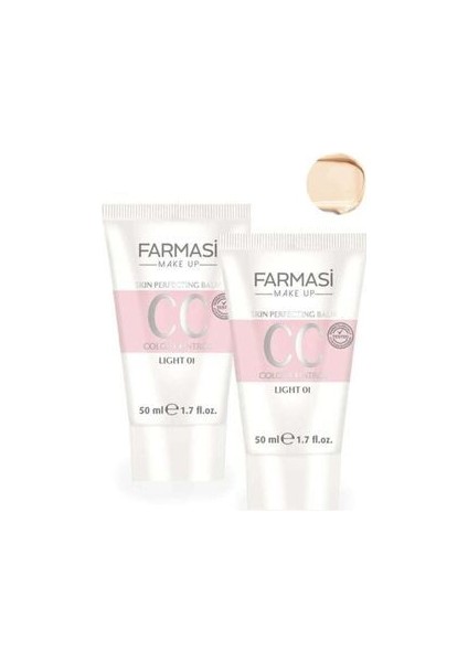 cc Krem 2 Adet 01 Light Açık Ton