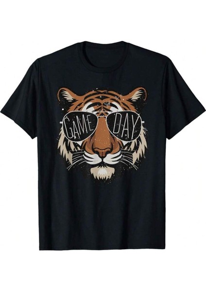 Loe Baskılı Oversize T-Shirt Salaş Boyfirend