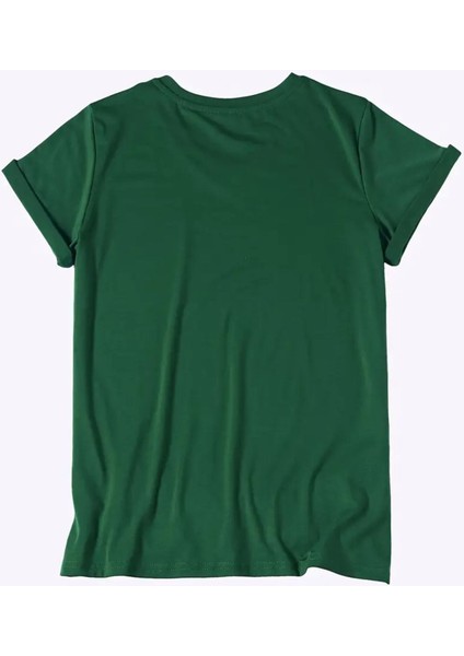 Kadın Baskılı Kadın Oversize V Yaka T-Shirt Salaş fiyatları