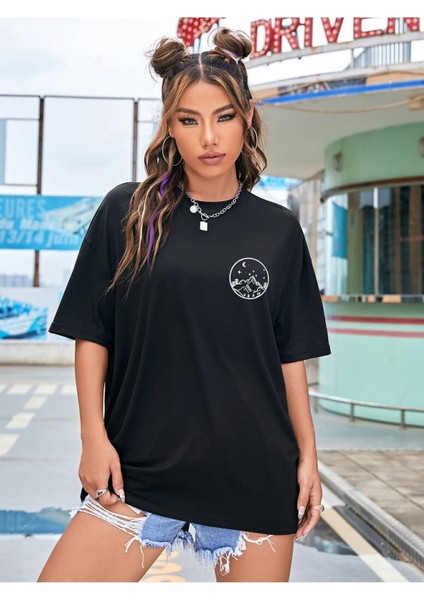 Unisex Bej Oversize T-Shirt modelleri