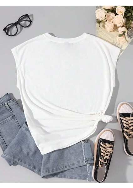Çiçek Baskılı Oversize V-Yaka T-Shirt Salaş Boyfirend fiyatları
