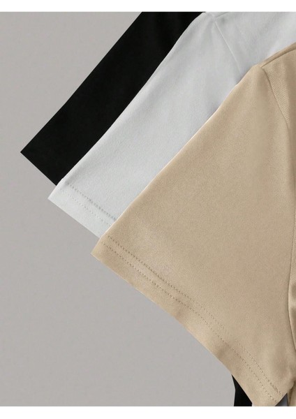 Siyah ve Beyaz 2 Adet Oversize T-Shirt fırsatları