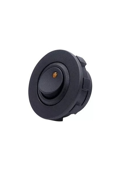 IC-132E Pano Tip Yuvarlak Işıklı Anahtar On-Off 12VOLT Sarı