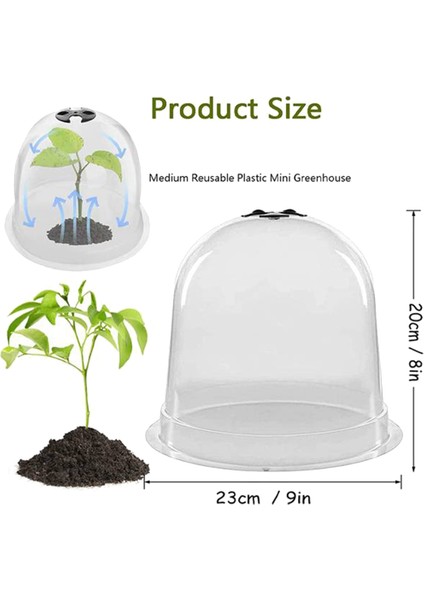 Silhouette 34 Adettakım Kapağı Plastik Mini Sera Anti Donma Bitki Kapakları Çiçekler Aksesuarları Için Şeffaf 26X21CM (Yurt Dışından) indirimleri
