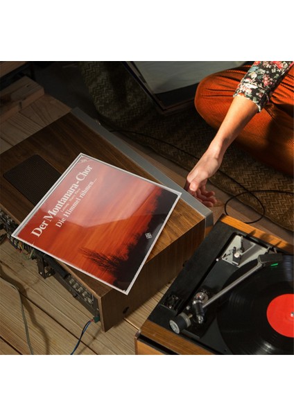 Vinil Plak Sergileme Kutusu Akrilik Duvar Montaj Tutucu 12 Inçlik Vinil Plaklar Için Albüm Plak Rafı Vinil Plak Duvar Rafı (Yurt Dışından)