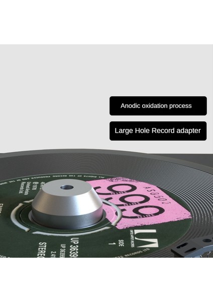 Adet Vinil Kayıt Dome Adaptörü Evrensel 45RPM Pikap Alüminyum Aksesuarları 7 Inç Ep Kayıt Vinil (Yurt Dışından) fırsatları