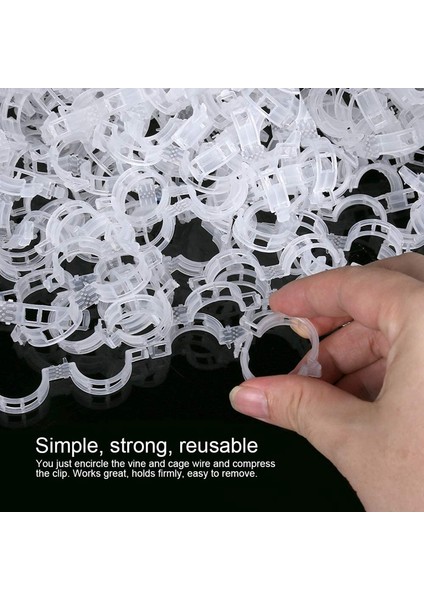 Silhouette Asma Sebzeler Için 150 Adet Bitki Desteği Bahçe Klipleri, Domates Kafes Klipleri, Bahçe Sebzelerinin Dik Büyümesini (Yurt Dışından) modelleri