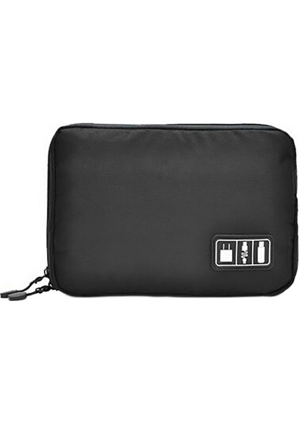 Kablo Taşıma Çantası Seyahat Mobil Sabit Disk U Disk Düzenleyici Kutu Paket Çantası Kulaklık Şarj Cihazı Taşınabilir Yönetim Kutusu (Yurt Dışından)