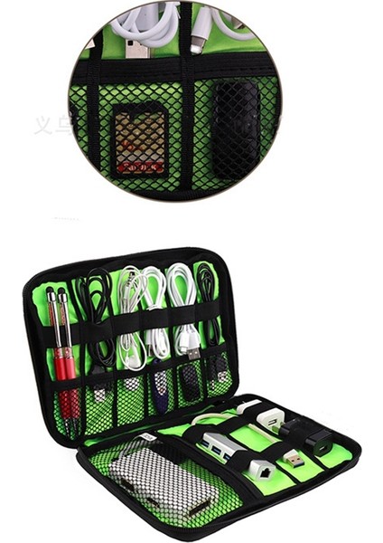 Kablo Taşıma Çantası Seyahat Mobil Sabit Disk U Disk Düzenleyici Kutu Paket Çantası Kulaklık Şarj Cihazı Taşınabilir Yönetim Kutusu (Yurt Dışından) modelleri