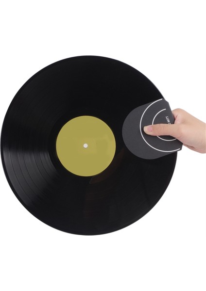 Plak Temizleyici Handler Eldiveni Vinil Plak Klipsi Disk Temizleme Koruma Pedi Vinil Lp Plakları Için Parmak Izi Yok (Yurt Dışından)