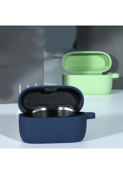 Spor Bluetooth Kulaklık Kılıfı Kulaklık Kabuğu Yumuşak Silikon Kulaklık Kılıfı Jabra Elite 75T Kulaklık Siyah (Yurt Dışından) fiyatları