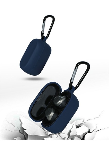 Spor Bluetooth Kulaklık Kılıfı Kulaklık Kabuğu Yumuşak Silikon Kulaklık Kılıfı Jabra Elite 75T Kulaklık Siyah (Yurt Dışından) indirimleri
