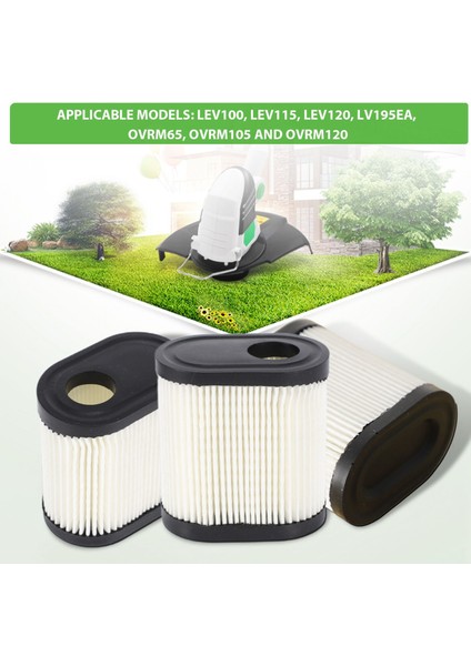 Silhouette 36905 740083A LEV100, LEV115, LEV120, LV195EA, OVRM6N Çim Biçme Makinesi Hava Temizleyici-3 Adet Için Hava Filtresinin Değiştirilmesi (Yurt Dışından)