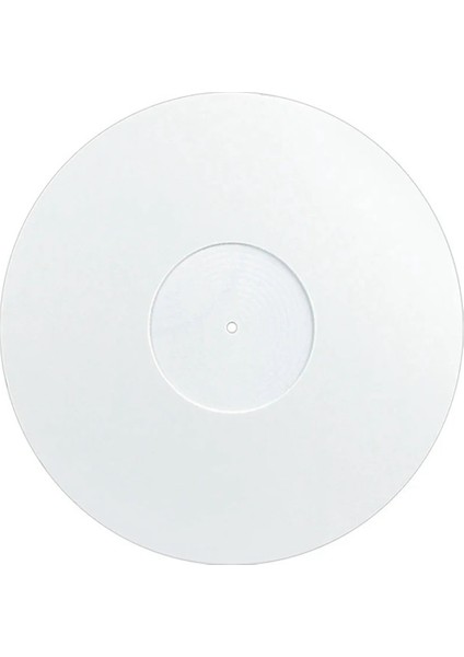 12 Inç Plak Matı Vinil Pikap Plak Matı Şok Emici Anti-Statik Plak Matı Vinil Plak Çalarlar Için Beyaz (Yurt Dışından)