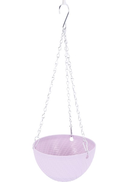 Silhouette 5 Adet Yuvarlak Plastik Asılı Sepet Saksı 16X10 cm Bahçe Tesisi Zincir Ekici Dekorasyon (Yurt Dışından) fiyatları