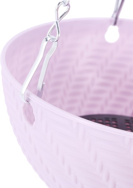 Silhouette 5 Adet Yuvarlak Plastik Asılı Sepet Saksı 16X10 cm Bahçe Tesisi Zincir Ekici Dekorasyon (Yurt Dışından) indirimleri