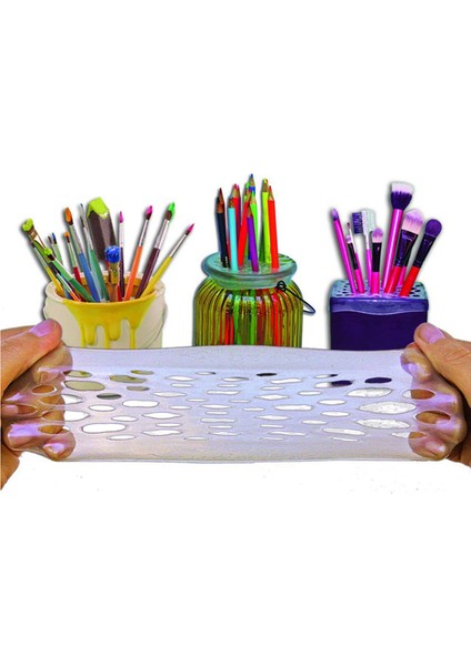 Silhouette Çiçek Aranjmanı ve El Işi Organizatörü - 3'lü Paket - Çiçek Düzenleme Başlığı, Çiçek Kurbağa Izgarası (Yurt Dışından) modelleri