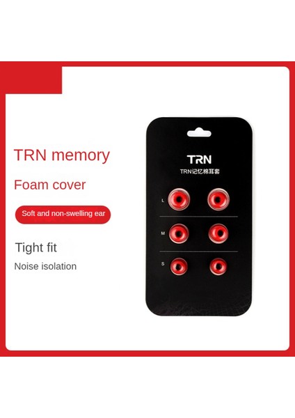 Trn 3 Çift Kulaklık Hafızalı Köpük Kulaklık Kulak Içi Kulaklıklar Basları Geliştirmek Için Yavaş Geri Tepmeli Kulak Tıkacı 4,5-5 mm Çap Siyah (Yurt Dışından) fiyatları