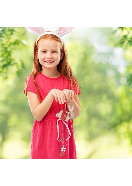 Silhouette 3 Adet Paskalya Tavşanı Ahşap Kolye, Tavşan Etiketleri Boyalı Ahşap Keler Asılı Kolye Paskalya Partisi Için Duvar Kapı Ağacı Dekor (Yurt Dışından) fırsatları