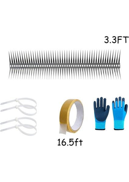 Silhouette Güvercinler ve Küçük Kuşlar Için Paslanmaz Çelik Kuş Sivri Uçları, Çatı Denizlikleri Çitler Duvarlar Ahırlar 3.3ft Için Uygundur (Yurt Dışından)
