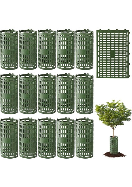Silhouette 10 Paket Ağaç Gövde Koruyucusu, Fermuarlı Bağlarla Koruyucuları, Bahçe Koruma Ağacı Hasarlı Kabuk Için Kafesleri Sarar (Yurt Dışından) fiyatları