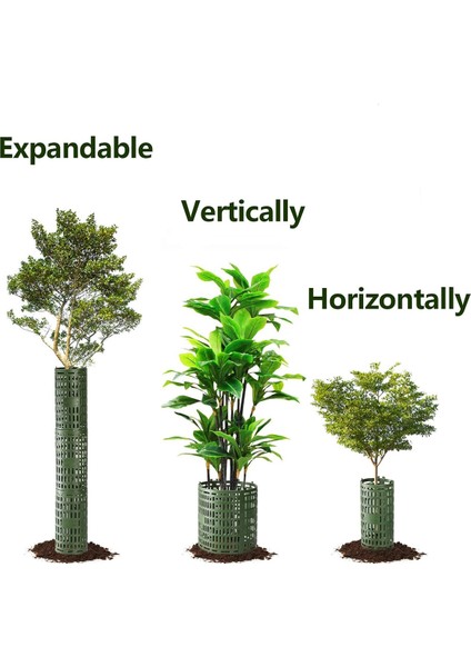 Silhouette 10 Paket Ağaç Gövde Koruyucusu, Fermuarlı Bağlarla Koruyucuları, Bahçe Koruma Ağacı Hasarlı Kabuk Için Kafesleri Sarar (Yurt Dışından) fırsatları