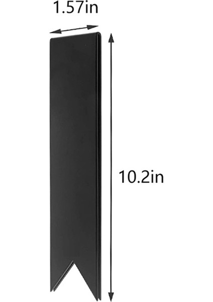 Silhouette 4'lü Paket Konektör Klipsi, 6 & 8 & 14 Inç Uzunluğunda Çelik Yatay Kenar Için Yükseklik Cor-Ten Metal Kazıklar, Siyah, 16,2 Inç (Yurt Dışından) fırsatları