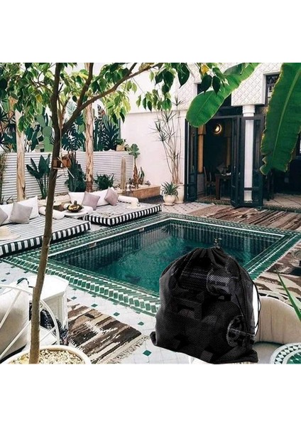 Silhouette Gölet Pompası Filtre Torbası 4 Pompa Bariyer Torbası-Siyah Gölet Pompası Filtre Ağı Ekstra Büyük Açık Ipli Pompa Ağı Çantası (Yurt Dışından) fiyatları