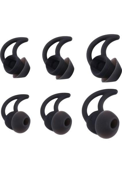 Bose Kulak Uçları QC20 QC20I QC30 Soundsport Sie2 Sie2 Ie2 Ie3 Siyah Için Gürültü Yalıtım Kulaklarını Ekstrakt Katmanlı Konfor Kulaklarıyla Değiştirin (Yurt Dışından)