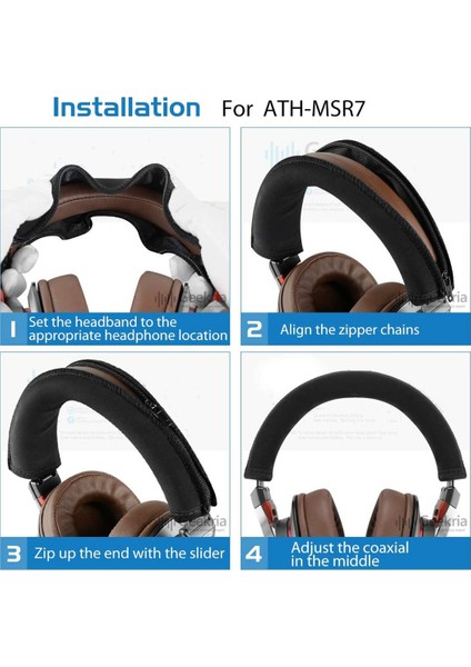 Koruyucu Kafa Bandı Kapağı Yedek Yastık Audio Technica Ath Msr7 M20 M30 M40 M40X M50X Sx1 Kulaklık Turuncu (Yurt Dışından) modelleri