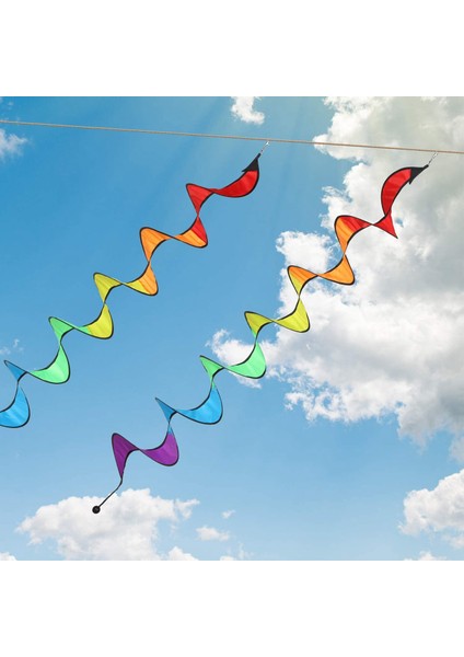 Silhouette 4 Parça 57 Inç Gökkuşağı Curlie Spinner Gökkuşağı Rüzgar Spinner Renkli Asılı Rüzgar Twister Açık Kapalı Dekorasyon Için (Yurt Dışından) fiyatları