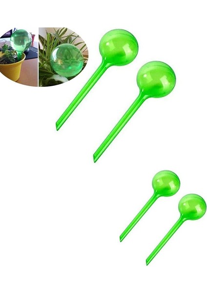 Silhouette 4 Adet Otomatik Sulama Cihazı Küre Tatil Houseplant Saksı Ampuller Bahçe Suluk Çiçek Su Damla Yeşil (Yurt Dışından) fiyatları