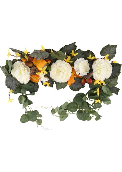 Silhouette Yeşillik Bahar Çiçekleri Şakayık ve Ön Kapı Pencere Duvar Düğün Kemeri Dekorasyonu Için (Yurt Dışından)