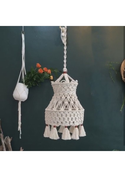 Silhouette Dekor Makrome Goblen Duvar Asılı El Dokuma Avize Abajur Ev Modeli Odası Restoran Dekorasyon (Yurt Dışından) fiyatları