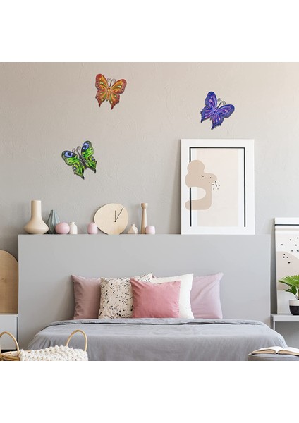 Silhouette 3 Adet Metal Kelebekler, Bahçe Çit Süslemeleri, Iç ve Dış Mekan Için Metal Kelebek Duvar Sanatı, Kelebekler Süsleme (Yurt Dışından) fiyatları